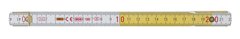 Neo Tools 74-020 Метр складной деревянный 2 м, бело-желтый (74-020) 74-020 фото