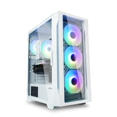 Zalman Корпус I3 Neo TG, без БП, 1xUSB3.0, 2xUSB2.0, 4x120mm RGB fans, TG Side/Front Panel, ATX, белый (I3NEOTGWHITE) I3NEOTGWHITE фото