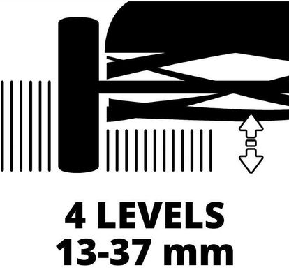 Einhell Газонокосилка ручная GC-HM 400, 40 см, 13-37 мм, 27 л (3414129) 3414129 фото