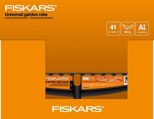 Fiskars Грабли-насадка Solid, 15.2 см, 250г для грунта, 15.2см, 250г (для черенка 1014913) (1014917) 1014917 фото