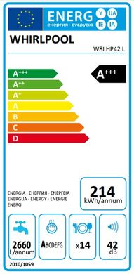 Встраиваемая Посудомийна машина whirlpool W8IHP42L W8IHP42L фото