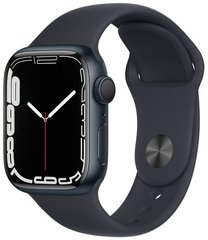 Apple Watch Series 7 GPS 41mm Midnight Aluminum Case With Midnight Sport Band MKND3 318467122 фото