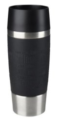 Tefal Термочашка Travel Mug, 360мл, диам60, t холл. 8г, гар.4г, нерж.сталь+пластик, черный (K3081114) K3081114 фото