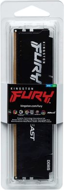 Kingston Пам'ять ПК DDR5 32GB 5600 FURY Beast Black (KF556C40BB-32) KF556C40BB-32 фото