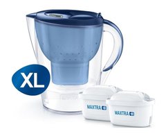 Brita Фильтр-кувшин Marella XL Memo + 2 картриджа 3.5 л (2.2 л очищенной воды), синий (1040565) 1040565 фото