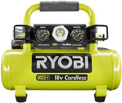 Ryobi Компресор акумуляторний ONE+ R18AC-0 4л, 8,3 бар, 15л/хм (без АКБ та ЗУ) (5133004540) 5133004540 фото