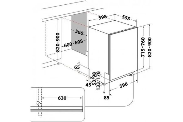 Встраиваемая Посудомийна машина Hotpoint HM742L HM742L фото