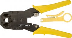 Topex 32D409 Клещи для обжатия телефонных наконечников 4P, 6P, 8P (32D409) 32D409 фото