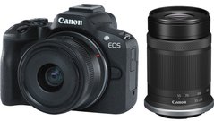 Canon Цифрова фотокамера EOS R50 + RF-S 18-45 IS STM + RF-S 55-210 IS STM Black (5811C034) 5811C034 фото