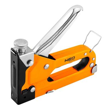 Neo Tools Степлер, 4-14 мм, тип скоб J/53, регулировка забивания скоб (16-032) 16-032 фото