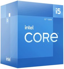 Intel Центральний процесор Core i5-12400F 6/12 2.5GHz 18M LGA1700 65W w/o graphics box (BX8071512400F) BX8071512400F фото