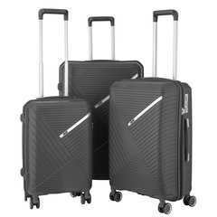 2E Набор пластиковых чемоданов, SIGMA,(L+M+S), 4 колеса, графит (2E-SPPS-SET3-GR) 2E-SPPS-SET3-GR фото