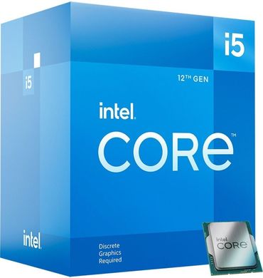 Intel Центральный процессор Core i5-12400F 6/12 2.5GHz 18M LGA1700 65W w/o graphics box (BX8071512400F) BX8071512400F фото