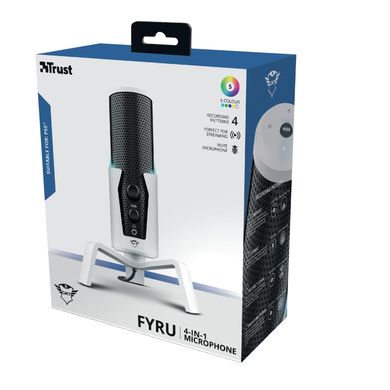 Trust GXT 258W Fyru USB 4-in-1 PS5 Compatible White (24257_TRUST) 24257_TRUST фото