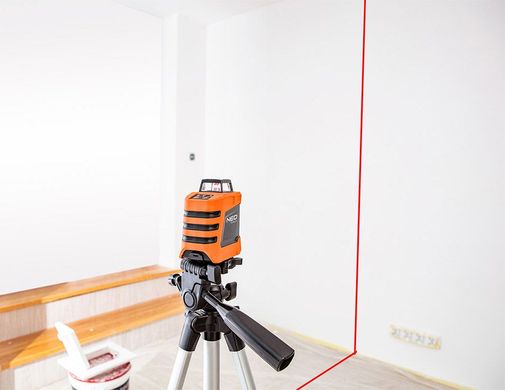 Neo Tools Нивелир лазерный, 30 м, 360° по вертикали, с футляром и штативом 1.5 м (75-102) 75-102 фото