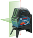 Bosch Нівелір лазерний GCL 2-15G+RM1+кейс, до 15м, ±0,3 мм/м, IP 54, зелений промінь (0.601.066.J00 0601066J00) 0.601.066.J00 фото 1