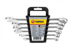 Topex 35D755 Набор ключей комбинированных, 8-17 мм, 6 шт. (35D755) 35D755 фото