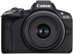 Canon Цифрова фотокамера EOS R50 + RF-S 18-45 IS STM Black (5811C033) 5811C033 фото