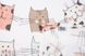 Плед ARDESTO Flannel, 160х200 см, 100% полиэстер, большие коты (ART0113PB) ART0113PB фото 3