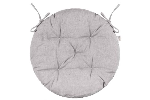 Подушка для стула ARDESTO Ardesto Oliver, серый, D-40см, 100% хлопок (нап.холоф.50% пп 50%) (ART03OD) ART03OD фото