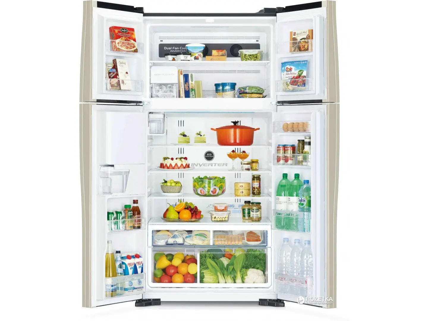 Багатодверний холодильник