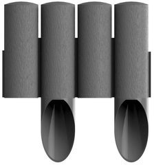 Cellfast Газонное ограждение STANDARD, 4 элемента, 2.3м, серый (34-044) 34-044 фото