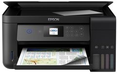 Epson МФУ ink color A4 EcoTank L4160 33_15 ppm USB Wi-Fi 4 inks Black Pigment (C11CG23403) C11CG23403 фото