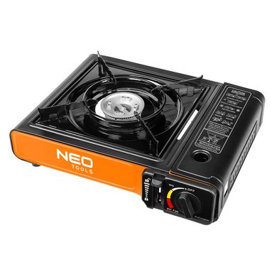 Neo Tools Плитка газовая портативная, 2.1кВт, пьезорозжиг, 150г/ч, кейс (20-050) 20-050 фото