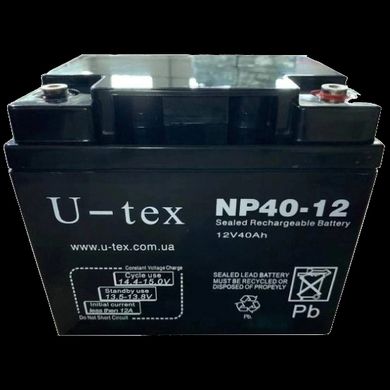 Аккумулятор U-tex 12В/40Ah 99-00012098 фото