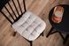 Подушка для стула ARDESTO Oliver, серый, 40х40см, 100% хлопок (нап.холоф.50% пп 50%) (ART02OD) ART02OD фото 2