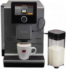 Nivona Кофемашина CafeRomatica, 2,2л, зерно+молотая, автомат.капуч, авторецептов -18, черно-серебряный (NICR970) NICR970 фото
