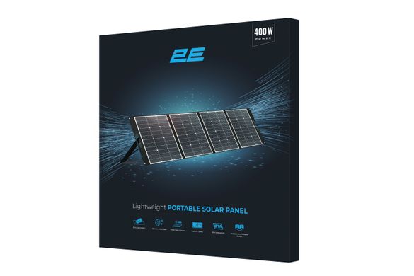 2E Легкая портативная солнечная панель 400 Вт, 4S, 3M MC4/Anderson (2E-PSPLW400) 2E-PSPLW400 фото