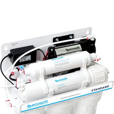 Ecosoft Фильтр обратного осмоса Standard 5-50P с насосом и минерализатором (MO550MPECOSTD) MO550MPECOSTD фото
