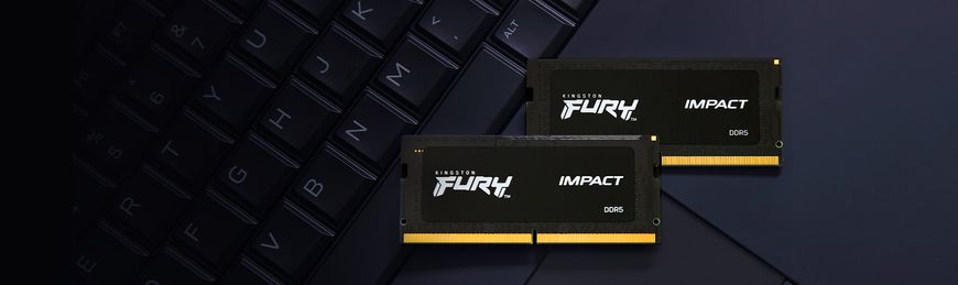 Kingston Память ноутбука DDR5 32GB 5600 FURY Impact PnP (KF556S40IB-32) KF556S40IB-32 фото