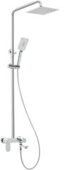 Deante Душова система Alpinia зі змішувачем для ванни, душ - 1 функц., Кріп. - на стійці, хром (NAC_01AM) NAC_01AM фото