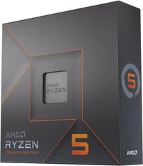 AMD Центральний процесор Ryzen 5 7600X 6C/12T 4.7/5.3GHz Boost 32Mb Radeon Graphics AM5 105W cooler Box (100-100000593WOF) 100-100000593WOF фото