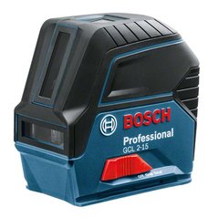 Bosch Нивелир лазерный GCL 2-15+RM1+BM3 clip+кейс, ±0.3 мм на 30м, до 15 м, 0.5 кг (0601066E02 0.601.066.E02) 0.601.066.E02 фото