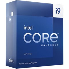 Intel Центральний процесор Core i9-13900KF 24C/32T 3.0GHz 36Mb LGA1700 125W graphics Box (BX8071513900KF) BX8071513900KF фото