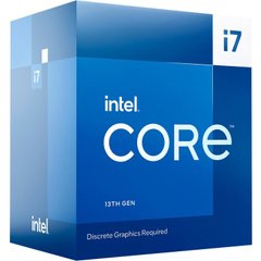 Intel Центральний процесор Core i7-13700F 16C/24T 2.1GHz 30Mb LGA1700 65W graphics Box (BX8071513700F) BX8071513700F фото