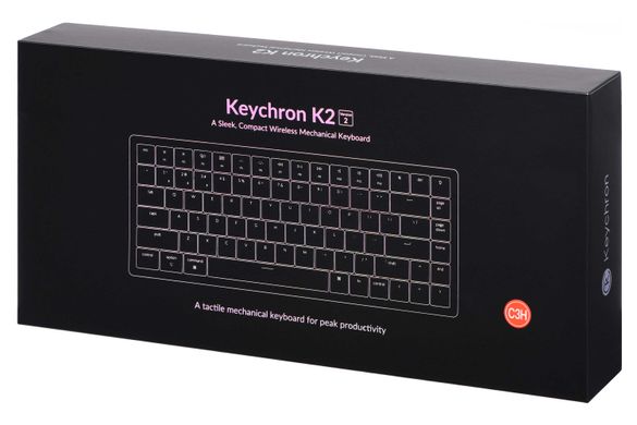 Keychron Клавиатура K2 84 Key Aluminum Frame Hot-Swap Gateron RGB Brown (K2C3H_KEYCHRON) K2C3H_KEYCHRON фото