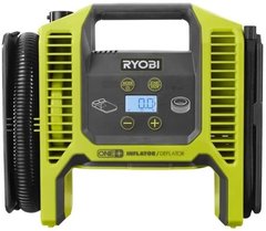 Ryobi Компрессор аккумуляторный ONE+ R18MI-0, 18В, 10,3 бар (без АКБ и ЗУ) (5133004714) 5133004714 фото