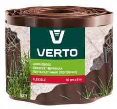 Verto Стрічка газонна, бордюрна, 10см x 9м, коричнева (15G513) 15G513 фото