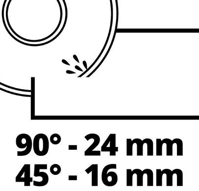 Einhell Плиткорез акум TE-TC 18/115 Li-Solo, 18В, PXC, 3800 об/мин, диск 115х22.2 мм, рез 24 мм (4301190) 4301190 фото