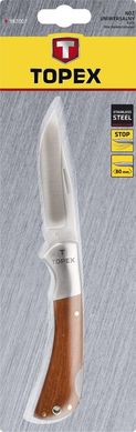 Topex 98Z007 Нож универсальный, лезвие 80 мм, складной (98Z007) 98Z007 фото