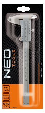 Neo Tools 75-000 Штангенциркуль, 150 мм, нержавеющая сталь (75-000) 75-000 фото
