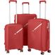 2E Набір пластикових валіз , SIGMA,(L+M+S), 4 колеса, червоний (2E-SPPS-SET3-RD) 2E-SPPS-SET3-RD фото 1