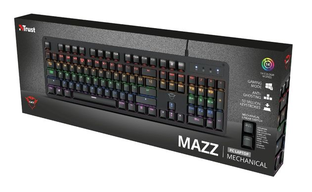 Клавиатура GXT 863 Mazz Mechanical Keyboard (24200_TRUST) 24200_TRUST фото