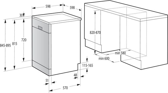 Посудомоечная машина Gorenje GS620E10S GS620E10S фото