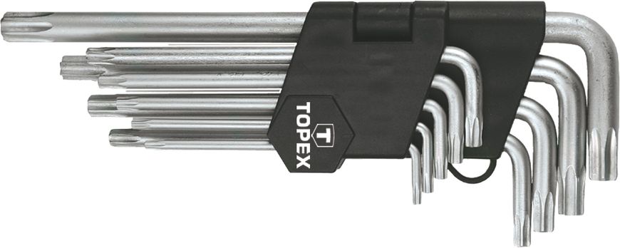 Topex 35D961 Ключи шестигранные Torx T10-T50, набор 9 шт. (35D961) 35D961 фото