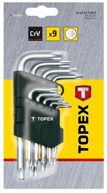 Topex 35D960 Ключи шестигранные Torx T10-T50, набор 9 шт.*1 уп.(35D960) 35D960 фото